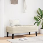 Banc en Lin vidaXL 113x57x39 cm
