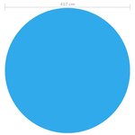 vidaXL Couverture de piscine Bleu 417 cm PE