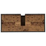 vidaXL Meuble de Lavabo de Salle de Bain Bois ancien 80 x 33 x 60 cm
