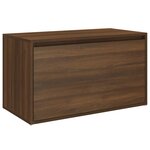 vidaXL Banc d'entrée 80x40x45 cm Chêne marron Bois d'ingénierie