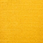 vidaXL Voile d'ombrage 160 g/m² rectangulaire jaune 6x8 m PEHD