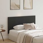 vidaXL Tête de lit Chêne noir 160 x 1 5 x 80 cm Bois d'ingénierie