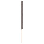 vidaXL Tête de lit LED avec bandes LED Taupe 90 cm tissu