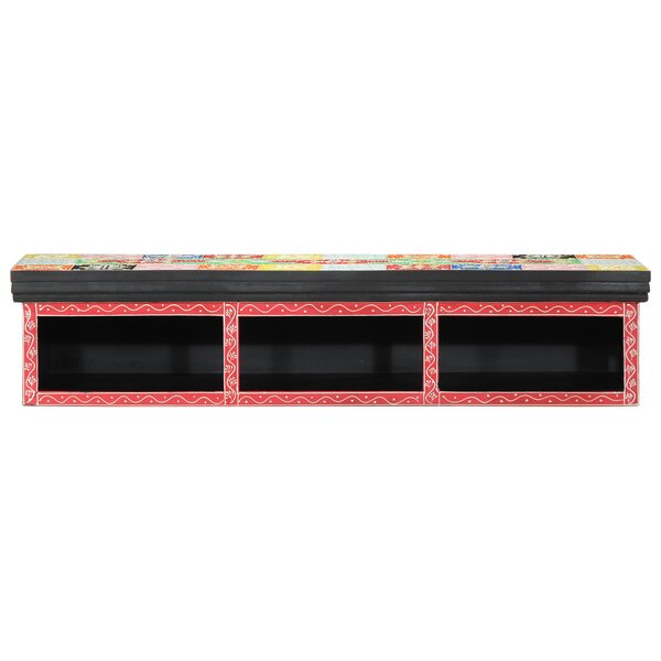 Meuble TV mural vidaXL Multicolore 100x30x22cm en bois d'ingénierie
