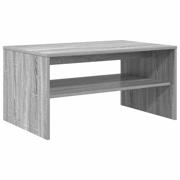 vidaXL Table basse Gris Sonoma 80 x 50 x 40 cm Bois d'ingénierie