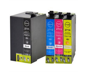 Pack de 4 cartouches compatibles t27 pour imprimantes epson