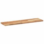 vidaXL Dessus de table rectangulaire 80x20x2 cm bois massif d'acacia