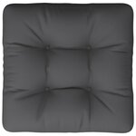 vidaXL Coussin de palette anthracite 58x58x10 cm tissu