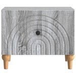 vidaXL Table basse Sonoma gris 49 x 50 x 40 cm Bois d'ingénierie