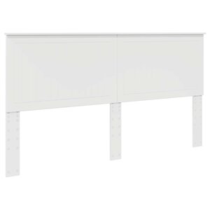 vidaXL Tête de lit avec tête de lit Blanc 180 cm Bois d'ingénierie