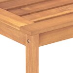 vidaXL Banc de jardin 180 cm bois de teck solide
