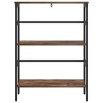 vidaXL Étagère Chêne fumé 60 x 29 5 x 81 cm Bois d'ingénierie