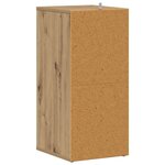 vidaXL Armoire à chaussures chêne artisanal bois d'ingénierie