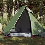 vidaXL Tente de camping à dôme 2 personne vert imperméable