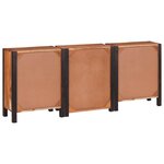 vidaXL Buffet 3 Pièces Marron 55 x 30 x 75 cm Bois d'acacia massif