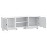 vidaXL Meuble TV Blanc 150 x 31 x 50 cm Bois d’ingénierie