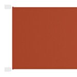 vidaXL Auvent vertical Terre cuite 60x420 cm Tissu oxford