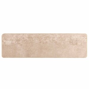 vidaXL Coureur de Tapis MARSA Beige 50 x 200 cm Polyester et PVC