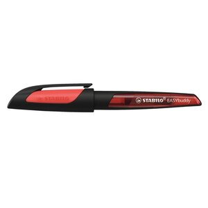Stylo plume EASYbuddy plume M - Noir/Corail STABILO