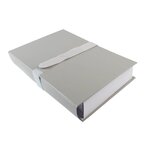 Chemise Dos Extensible Balacron Et Sangle Scratch. - Gris - X 10 - Exacompta