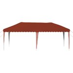 vidaXL Tente de fête pop-up 575 x 290 x 245 cm Terre cuite