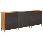 vidaXL Buffet 3 Pièces Marron 60 x 33 x 75 cm bois de manguier massif
