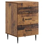 vidaXL Cabinet de chevet Bois ancien 43 x 41 x 66 5 cm