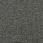 vidaXL Cadre de lit sans matelas gris foncé 120x200 cm tissu