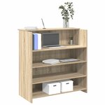 vidaXL Bureau réception chêne sonoma 100x50x103 5 cm bois d'ingénierie