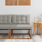 vidaXL Sofa de milieu extérieur Bois d'Acacia Massif Naturel