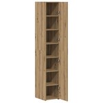 vidaXL Buffet haut Chêne artisan 30x42.5x185 cm Bois d'ingénierie