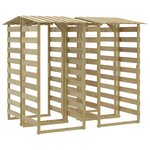 vidaXL Pergolas avec toits 4 Pièces 100x90x200 cm Bois de pin imprégné
