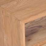 vidaXL Meuble TV 90x30x40 cm bois de teck solide