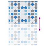 vidaXL Store roulant de douche 160x240 cm Cercle