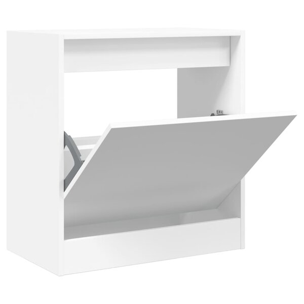 vidaXL Armoire à chaussures blanc 60x34x63 5 cm bois d'ingénierie