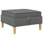 vidaXL Sofa avec rangement Tissu