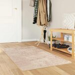 vidaXL Coureur de Tapis MARSA Beige 100 x 150 cm Polyester et PVC