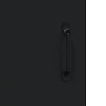 vidaXL Buffet noir 69 5x34x90 cm bois d'ingénierie