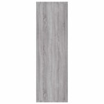 vidaXL Bibliothèque/Buffet sonoma gris 50x25x80 cm bois d'ingénierie