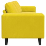 Ensemble de Canapés Jaune Velours