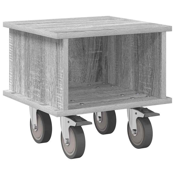vidaXL Meuble TV Gris Sonoma 37 x 35 x 35 cm Bois d'ingénierie