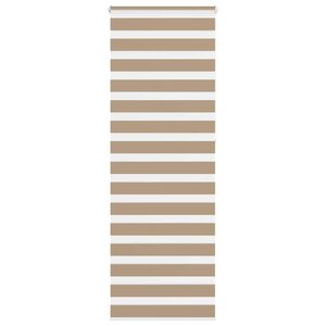 vidaXL Store zèbre marron sable largeur du tissu 75 9 cm polyester