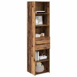 vidaXL Haut Armoire Bois Ancien 45 x 42 5 x 185 cm Bois d'ingénierie
