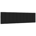 vidaXL Cadre de lit sans matelas Hanko noir 180x200 cm tissu