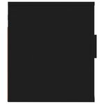 vidaXL Meuble TV mural Noir 40x34 5x40 cm