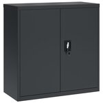 vidaXL Classeur anthracite 90x40x130 cm acier