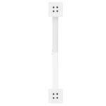 vidaXL Pieds de table basse en forme de X  2 pièces  blanc  70 x (42-43) cm  acier