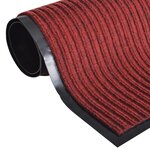 vidaXL Paillasson PVC Rouge 120 x 180 cm