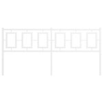 vidaXL Tête de lit de remplacement métal blanc 180 cm