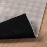 vidaXL Tapis de surface Carré HUARTE Sable 240 x 240 cm Polyester